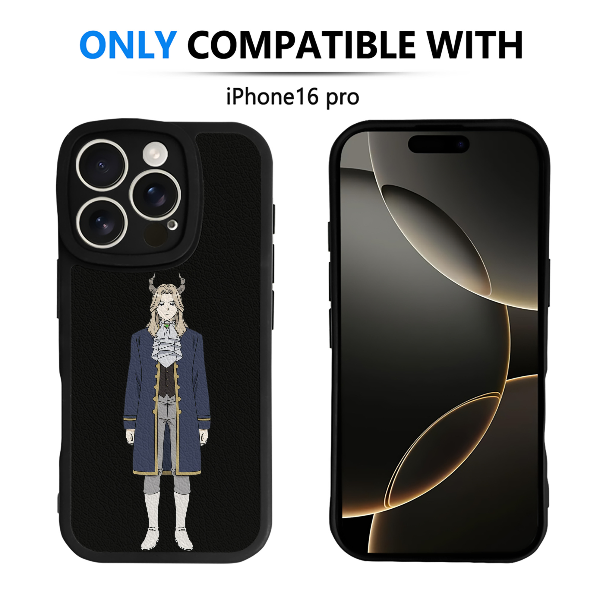 （画像用） 葬送のフリーレン Frieren 【iPhone 16シリーズ対応】シリコンスマホケース（レザー調） 材質：シリコン